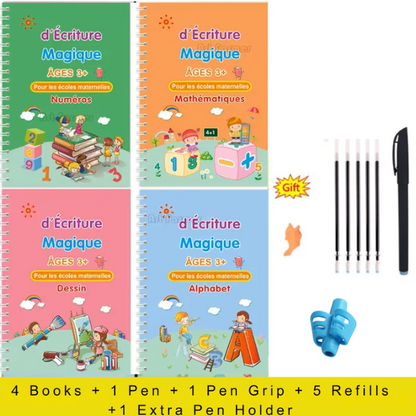 Reusable Grooved Handwriting Workbook for Kids