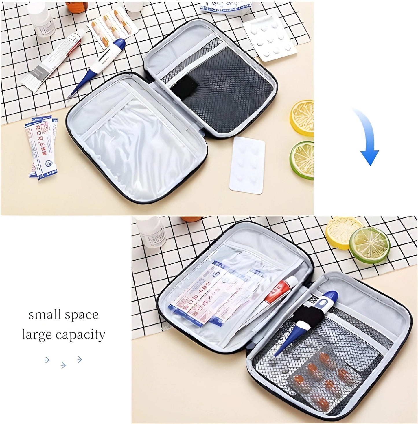 Mini Portable Medical Bag for Outdoor Camping Hiking Home Travel Emergency