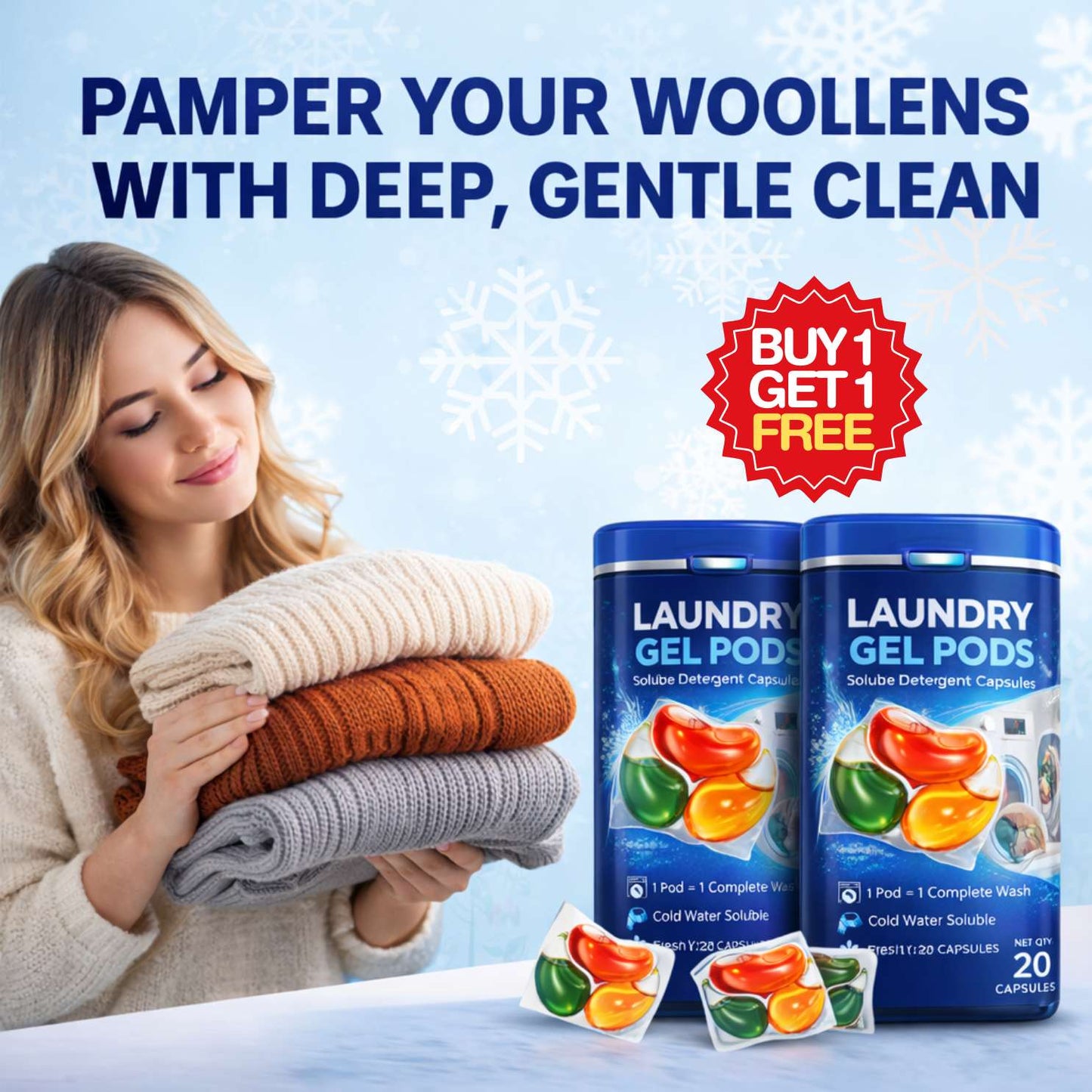 Laundry Enzyme Active Stain Remover | BUY 1 GET 1 FREE
