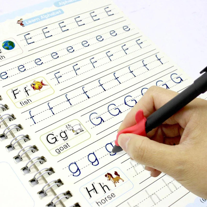 Reusable Grooved Handwriting Workbook for Kids