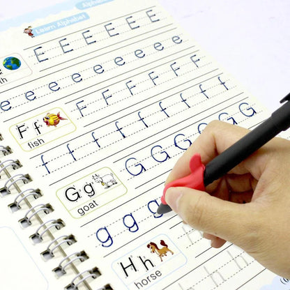 Reusable Grooved Handwriting Workbook for Kids