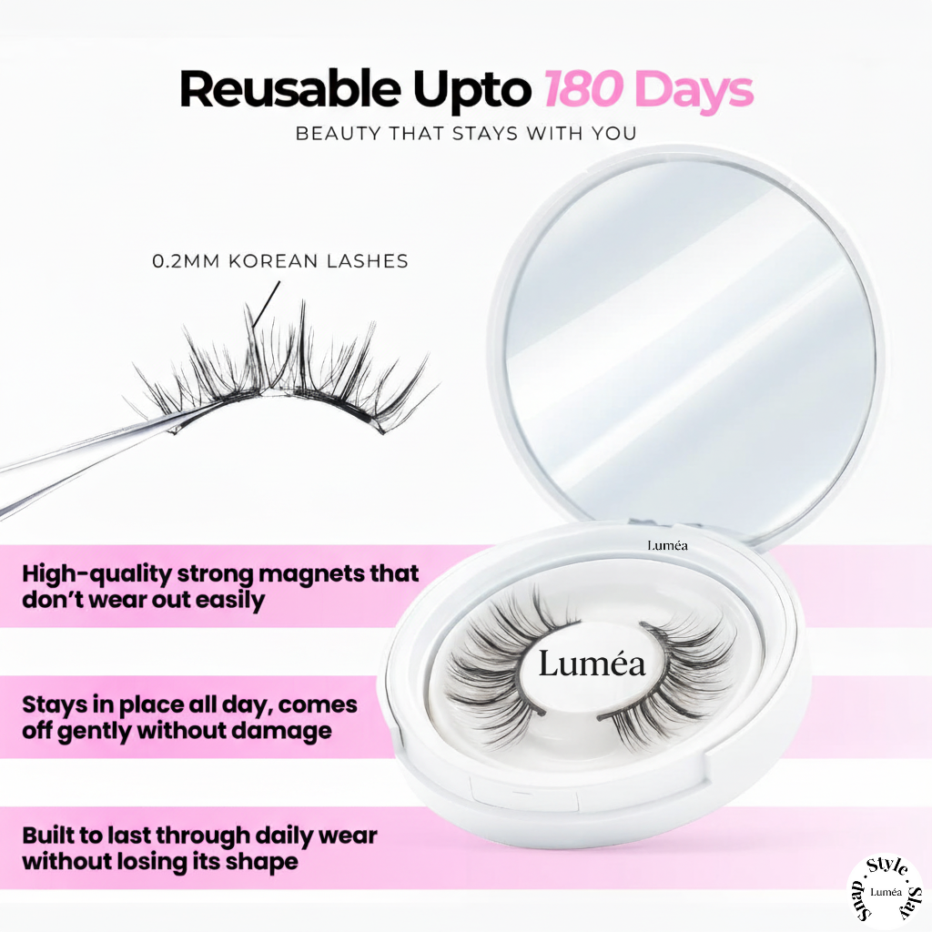 Magnetic Eyelashes Set (with Free Applicator)