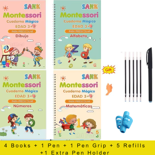 Reusable Grooved Handwriting Workbook for Kids
