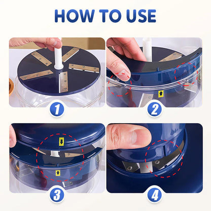 Portable Automatic Electric Peeler for Fruits and Vegetables