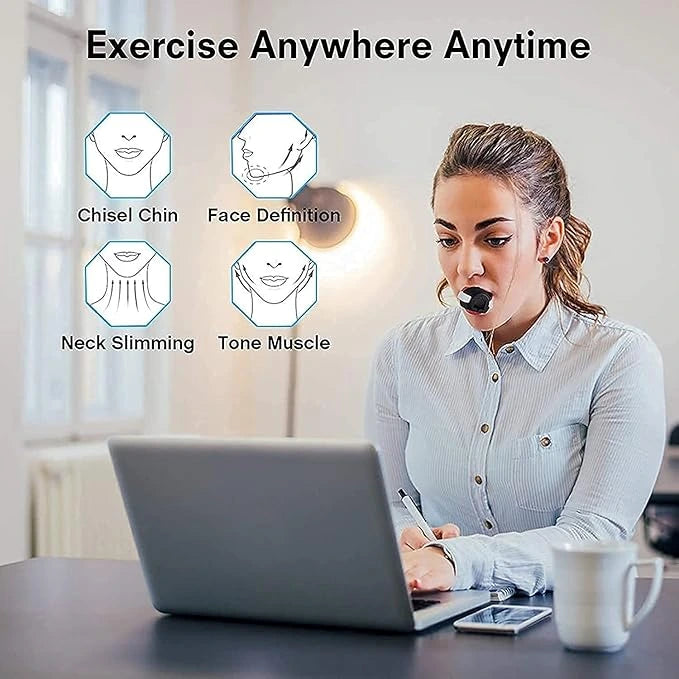 SharpJaw™- Jaw Shaper & Facial Toner | Sculpt, Shape & Lift | Compact Jaw Exerciser