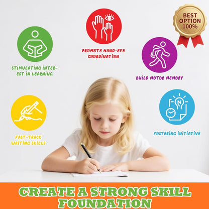 Reusable Grooved Handwriting Workbook for Kids