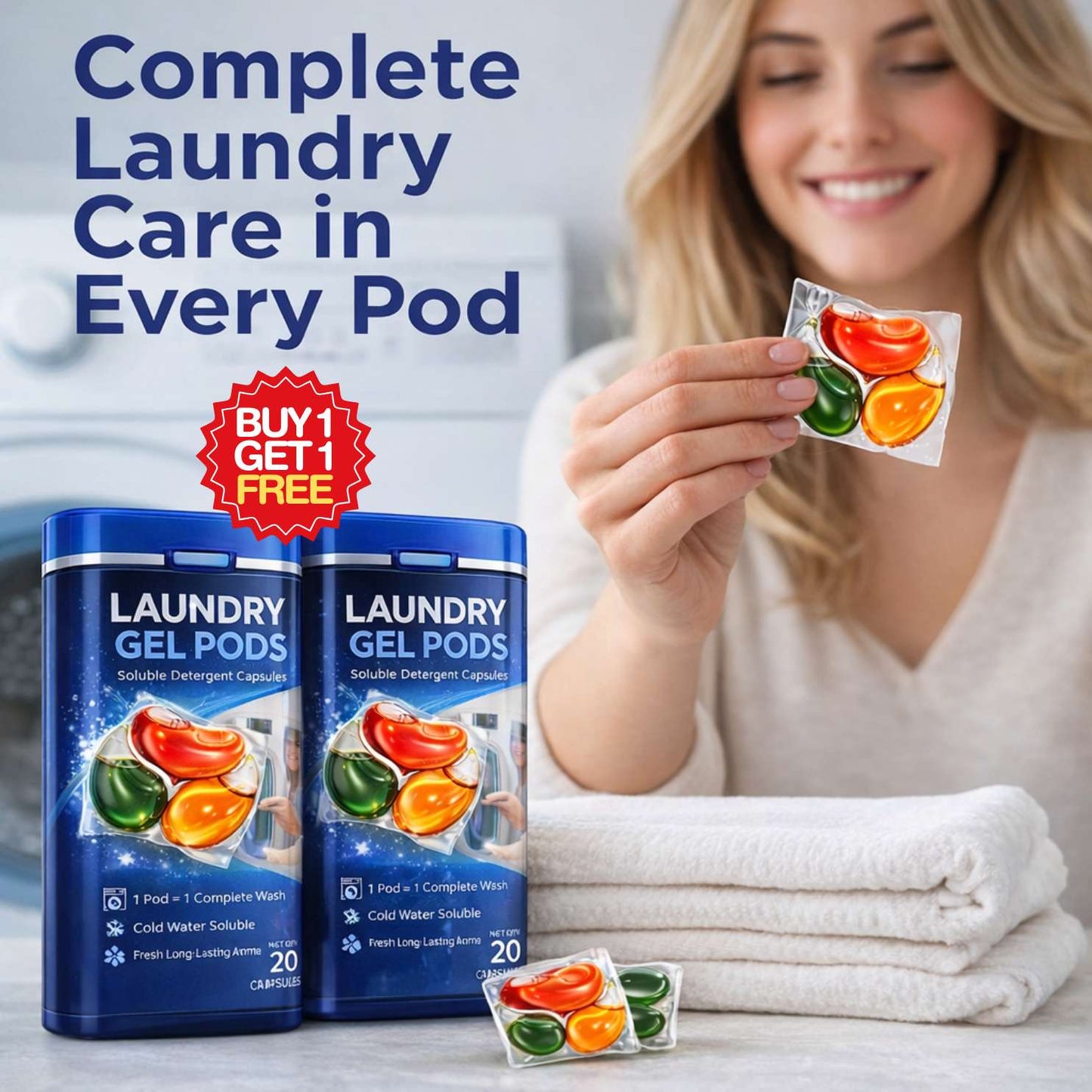 Laundry Enzyme Active Stain Remover | BUY 1 GET 1 FREE