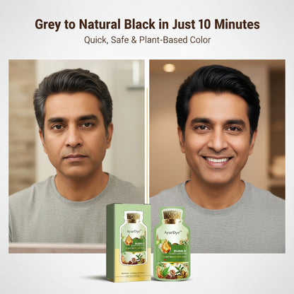 🌿 AyurDye™ – Ayurvedic Bubble Hair Color