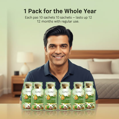 🌿 AyurDye™ – Ayurvedic Bubble Hair Color